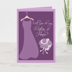 Bent u mijn Matron of Honor?