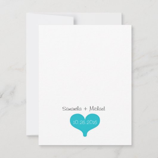 Bent u mijn Matron of Honor? Blauw/zwart gedicht Kaart (Achterkant)