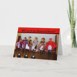 Bent u mijn Matron of Honor? Dance Hall Girls C