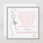 Bent u mijn Matron of Honor? Kaart (Voorkant / Achterkant)