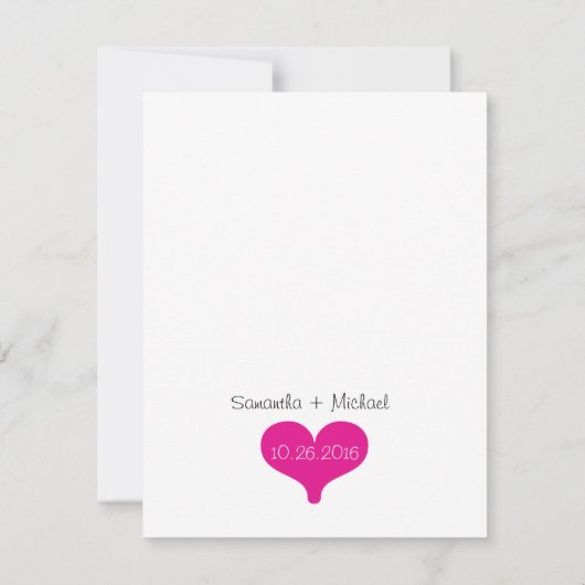 Bent u mijn Matron of Honor? Roze/zwarte collage Kaart (Achterkant)