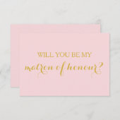 Bent u mijn matron van de Bridal-wedstrijd? Kaart (Voorkant / Achterkant)