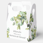 Bent u mijn Matron van Eer Green Botanicals? Bedankdoosjes (Geopend)