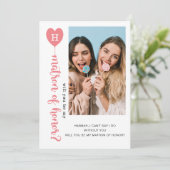 Bent u mijn matron van eervolle foto? (Staand voorkant)