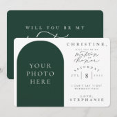 Bent u mijn matron van het eervolle Fotovoorstel K Kaart (Voorkant / Achterkant)