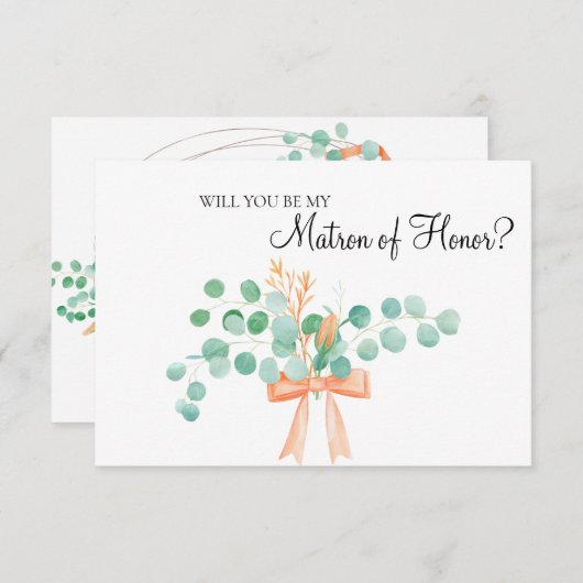 Bent u mijn matroos van eer eucalyptuspeach? (Voorkant / Achterkant)