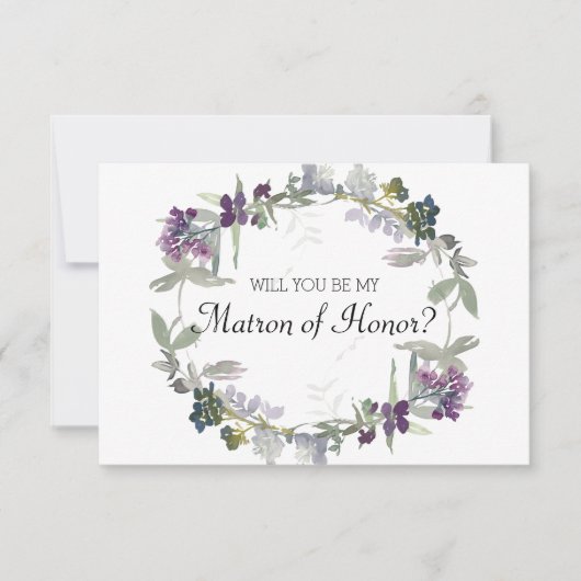 Bent u mijn matroos van eervolle Waterverf Lavende (Voorkant)