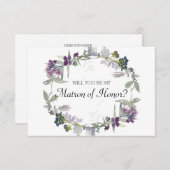 Bent u mijn matroos van eervolle Waterverf Lavende (Voorkant / Achterkant)