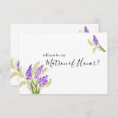 Bent u mijn matroos van eervolle Waterverf Lavende (Voorkant / Achterkant)