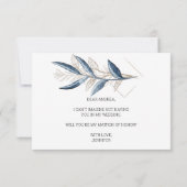 Bent u mijn matroos van het edelblauwe goudmodel? (Achterkant)