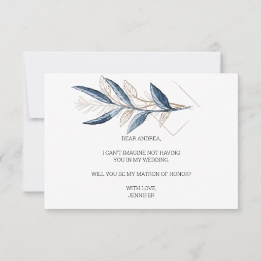 Bent u mijn matroos van het edelblauwe goudmodel? (Achterkant)