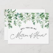 Bent u mijn matroos van het eervolle voorstel-kaar aankondigingskaart (Voorkant / Achterkant)