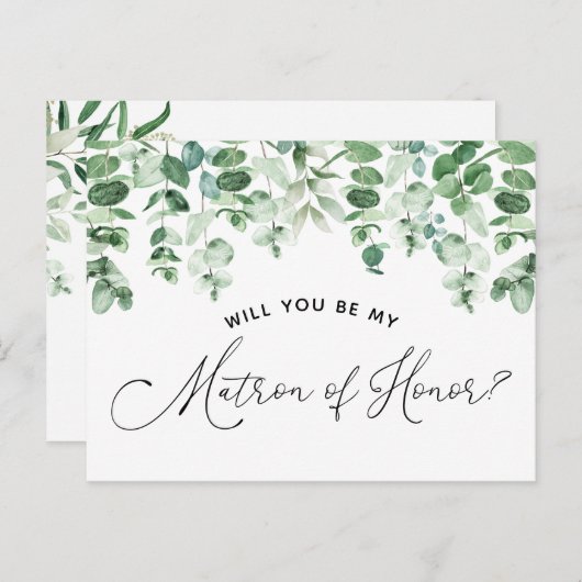 Bent u mijn matroos van het eervolle voorstel-kaar aankondigingskaart (Voorkant / Achterkant)