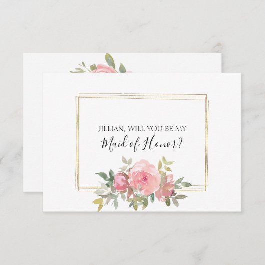 Bent u mijn meid van Honor Lush Blush Pink? (Voorkant / Achterkant)