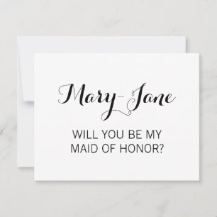 Bent u mijn meisje van Elegant Calligrafie? Kaart