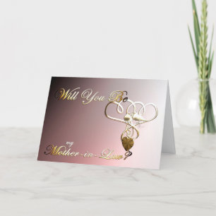 Bent u mijn moeder in de wet Wedding card? Bedankkaart