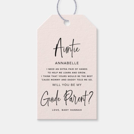 Bent u mijn ouderfoto van de Guide? Cadeaulabel (Voorkant)