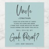 Bent u mijn ouderfoto van de Guide? Wijn Etiket (Enkel label)