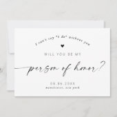 Bent u mijn Persoon van Elegant Manuscript? Kaart (Voorkant)