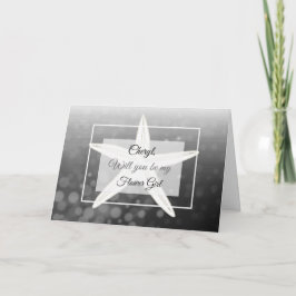 Bent u mijn persoonlijke Bloemenmeisje-kaart?