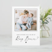 Bent u mijn "Ring Bearer"-fotokaart? (Staand voorkant)