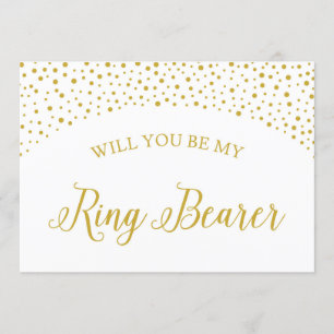 Bent u mijn Ring Bearer Weddenschap-kaartje? Kaart