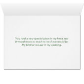 Bent u mijn schoonmoeder-in-law-kaart? (Binenzijde Horizontaal (Onderkant))