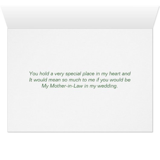 Bent u mijn schoonmoeder-in-law-kaart? (Binenzijde Horizontaal (Onderkant))