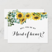 Bent u mijn spreker van het eervolle voorstel? aankondigingskaart (Voorkant / Achterkant)