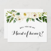 Bent u mijn spreker van het eervolle voorstel? aankondigingskaart (Voorkant / Achterkant)