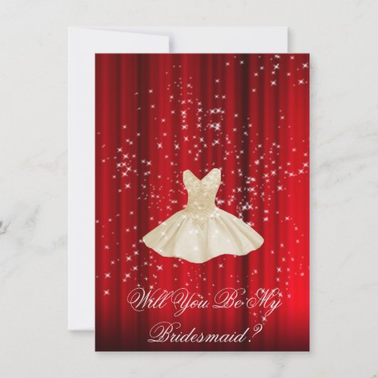 Bent u mijn uitnodiging voor het Bridesmaid? (Voorkant)