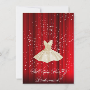 Bent u mijn uitnodiging voor het Bridesmaid?