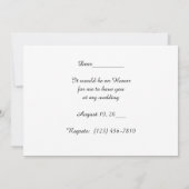 Bent u mijn uitnodiging voor het Bridesmaid? (Achterkant)