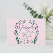 Bent u mijn uitnodiging voor het Bridesmaid? (Staand voorkant)