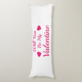 Bent u mijn Valentijn carrosserie ( 20 x 54 inch ) Lichaamskussen (Voorkant Verticaal)