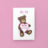 Bent u mijn Valentijn die gepersonaliseerd is? Feestdagen Kaart