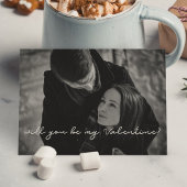 Bent u mijn Valentijn fotokaart? Feestdagenkaart