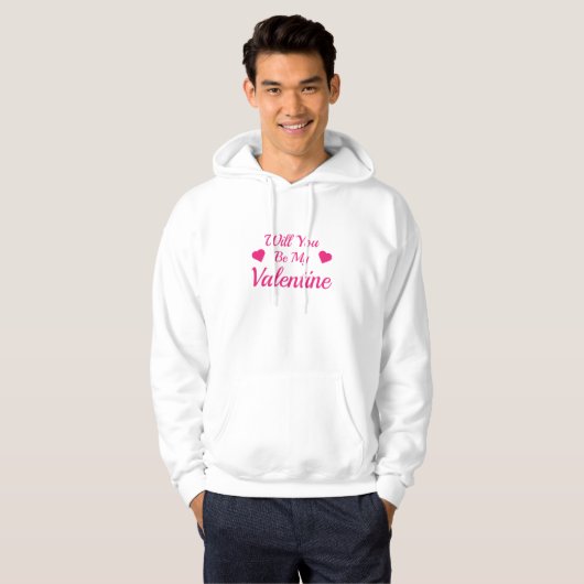 Bent u mijn Valentijn? Hoodie (Voorkant volledig)