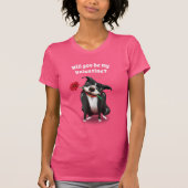 Bent u mijn Valentijn Pit Bull Womens T-shirts? T-shirt (Voorkant)