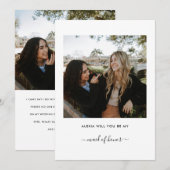 Bent u mijn voorstel voor een minimalistisch gelui kaart (Voorkant / Achterkant)