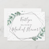 Bent u mijn vriend van Eucalyptus Geometric? (Voorkant / Achterkant)