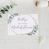 Bent u mijn vriend van Eucalyptus Geometric? Folie Uitnodiging