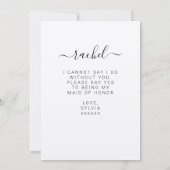 Bent u mijn woordvoerder van het voorstel van de H Kaart (Achterkant)