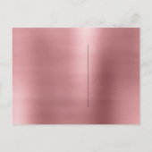 Bent u mijn zwarte Roos Gold Cirkel Red Bin? Uitnodiging Briefkaart (Achterkant)