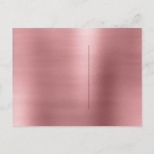 Bent u mijn zwarte Roos Gold Cirkel Red Bin? Uitnodiging Briefkaart (Achterkant)