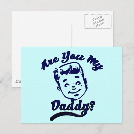 Bent u My Daddy Child Support Advocate? Briefkaart (Voorkant / Achterkant)