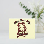 Bent u My Daddy Child Support Advocate? Briefkaart (Staand voorkant)