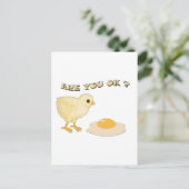 Bent u o.k? briefkaart (Staand voorkant)