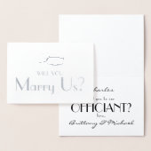 Bent u onze ambtenaar? | Weddenschap tussen ons Folie Kaarten (Display)