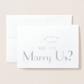 Bent u onze ambtenaar? | Weddenschap tussen ons Folie Kaarten (Voorkant met envelop)